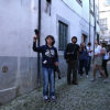 NODAR.00119 - Viseu: Rua Direita - Pássaro canta num beco