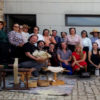 NODAR.00684 - Grupo Etnográfico de Trajes e Cantares do Linho durante o encontro SoCCos em Portugal - Toutinegra (Várzea de Calde, Viseu)